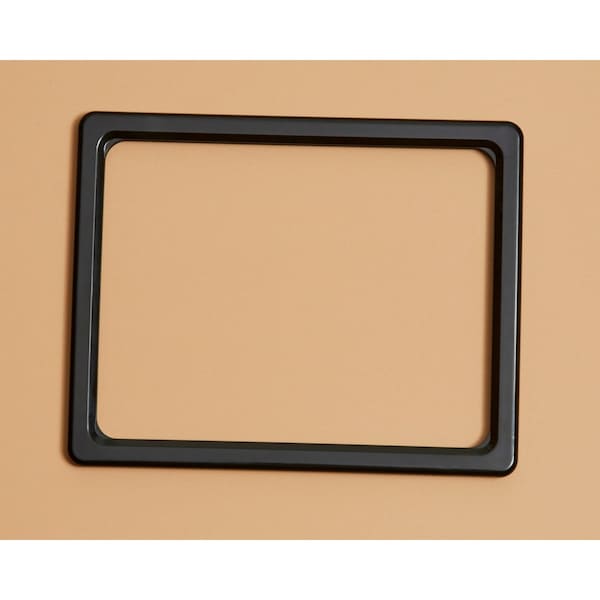 Kinter Black Plastic K-Frame Sign Holder 7 in. H X 5-1/2 in. W 150179B-ACE - main